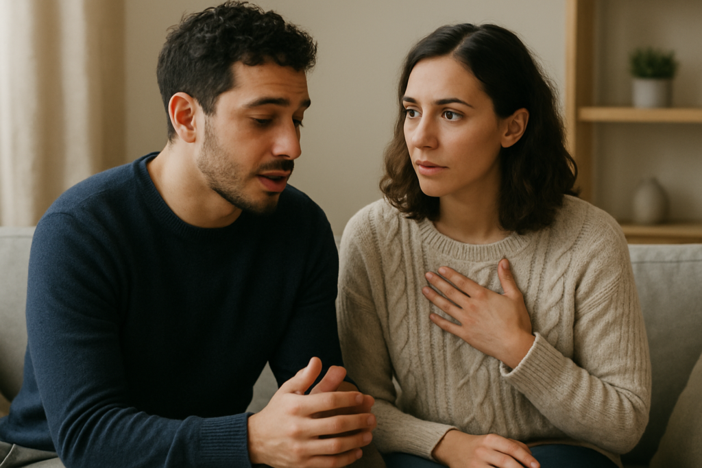A Compassionate Guide to Talking About Self-Acceptance With Your Partner