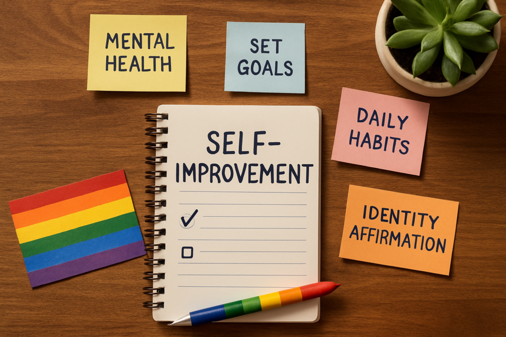 Mindful Growth: Self-Improvement Strategies for the LGBTQIA+ Community