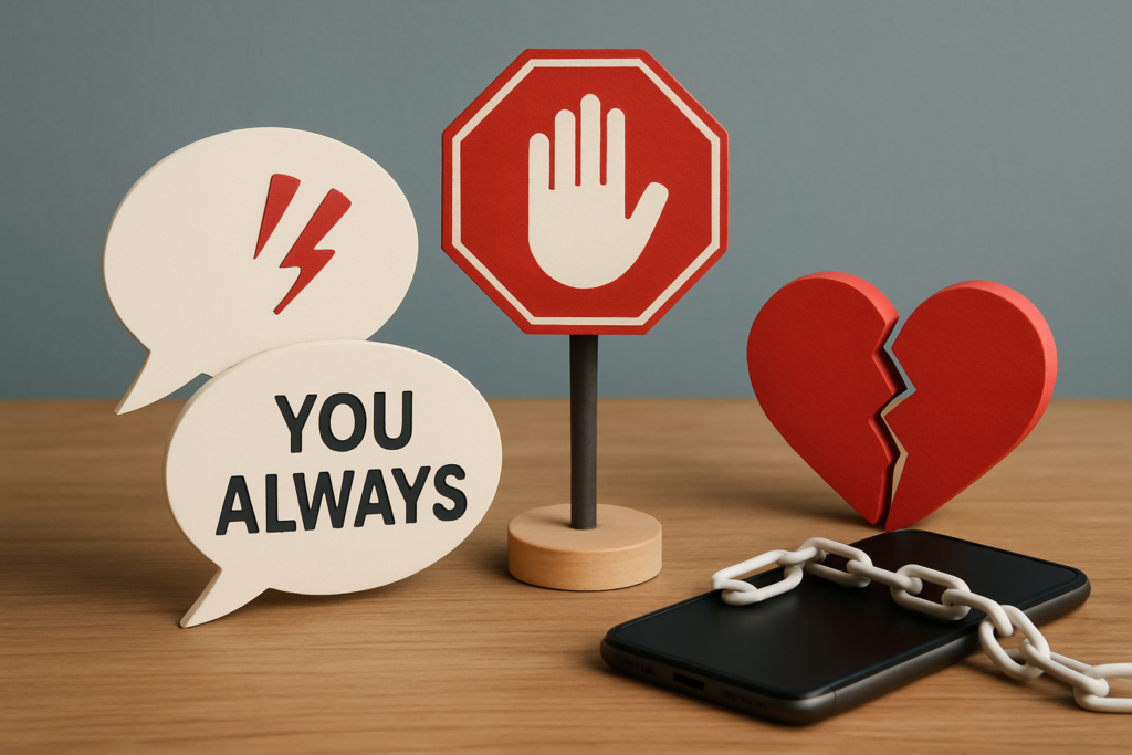 Red Flags in Relationships: Warning Signs of Poor Communication & Boundary Issues